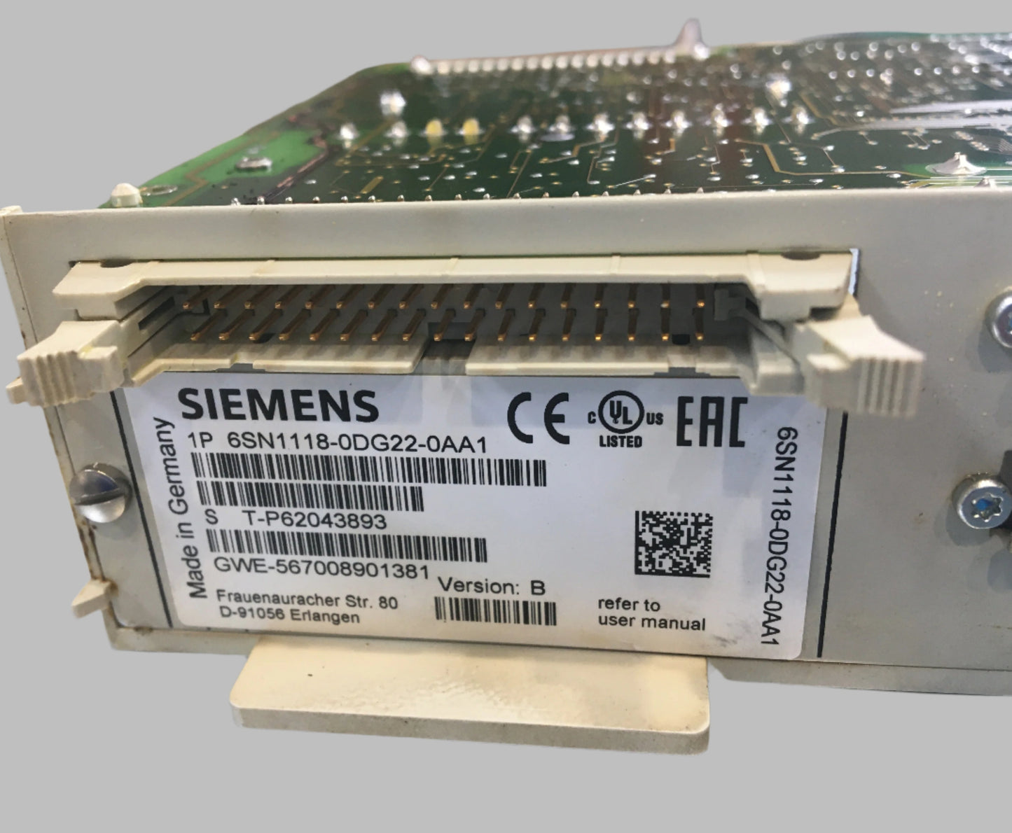 6SN1118-0DG22-AA1, 1 Achse, digitale Antriebskarte, Simodrive 611-D