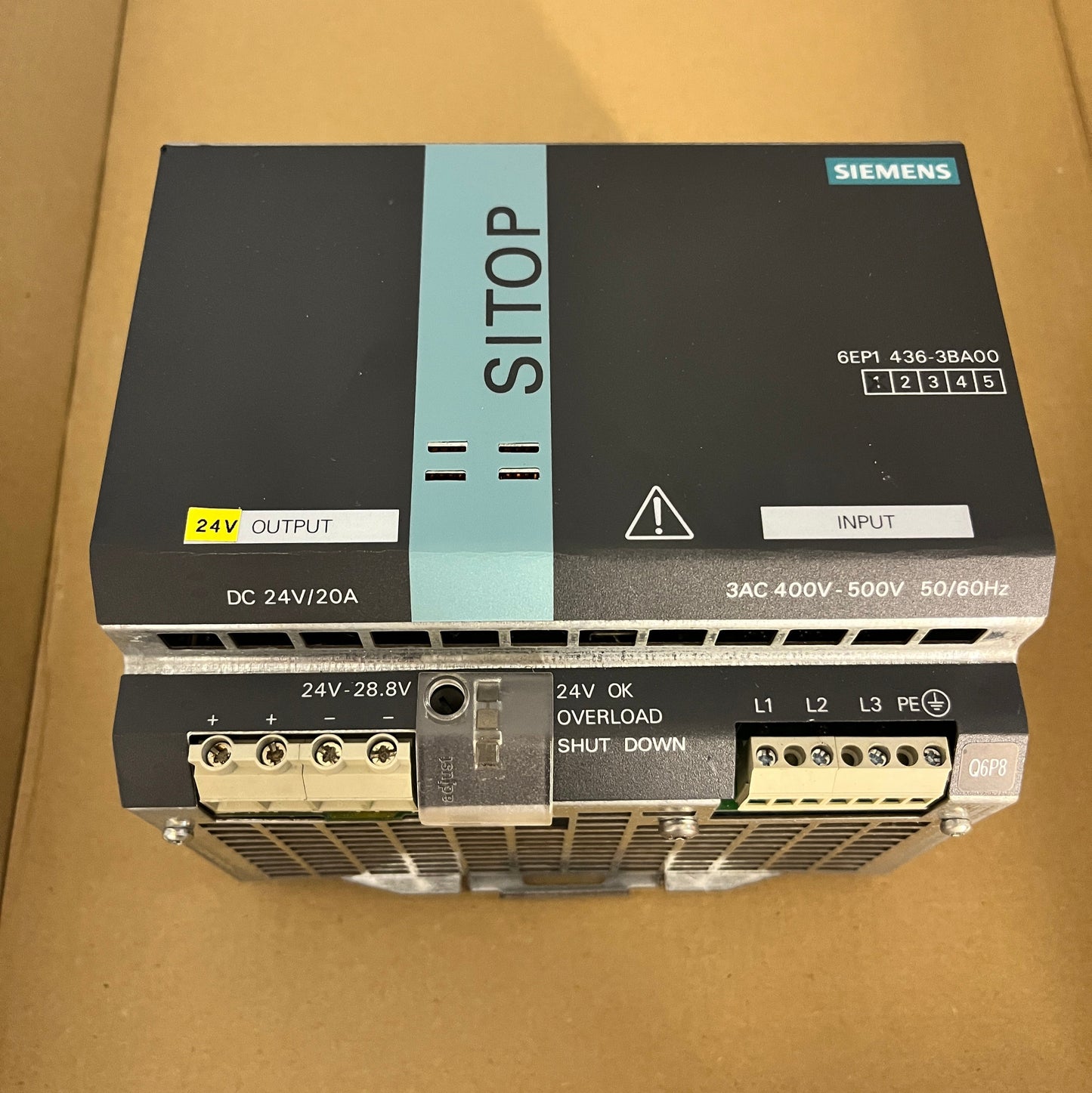 6EP1436-3BA00, SITOP power 20, power supply, Siemens