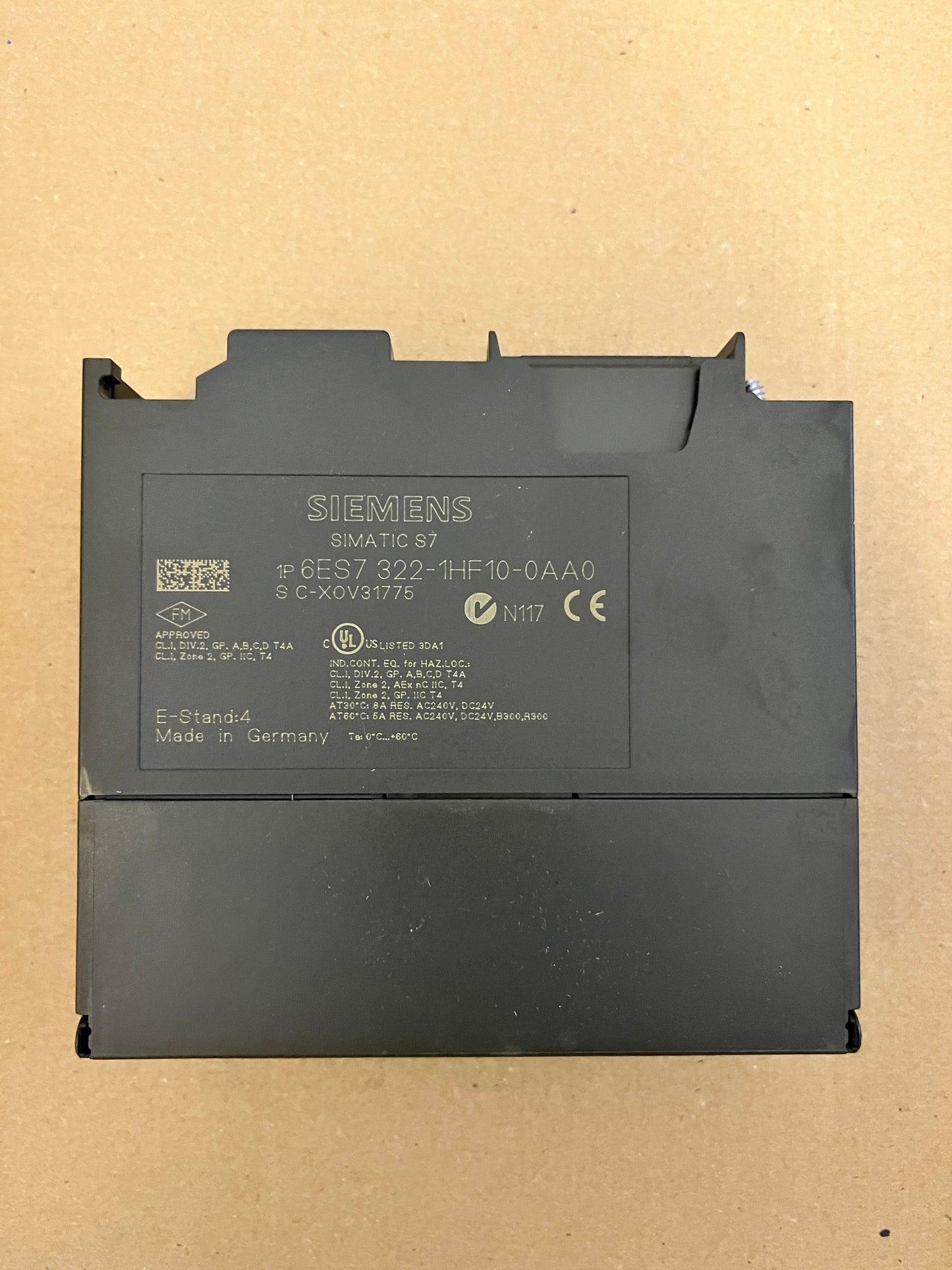 6ES7322-1HF10-0AA0, DO 8×REL, SIMATIC S7-300, Siemens, Digitális kimeneti kártya
