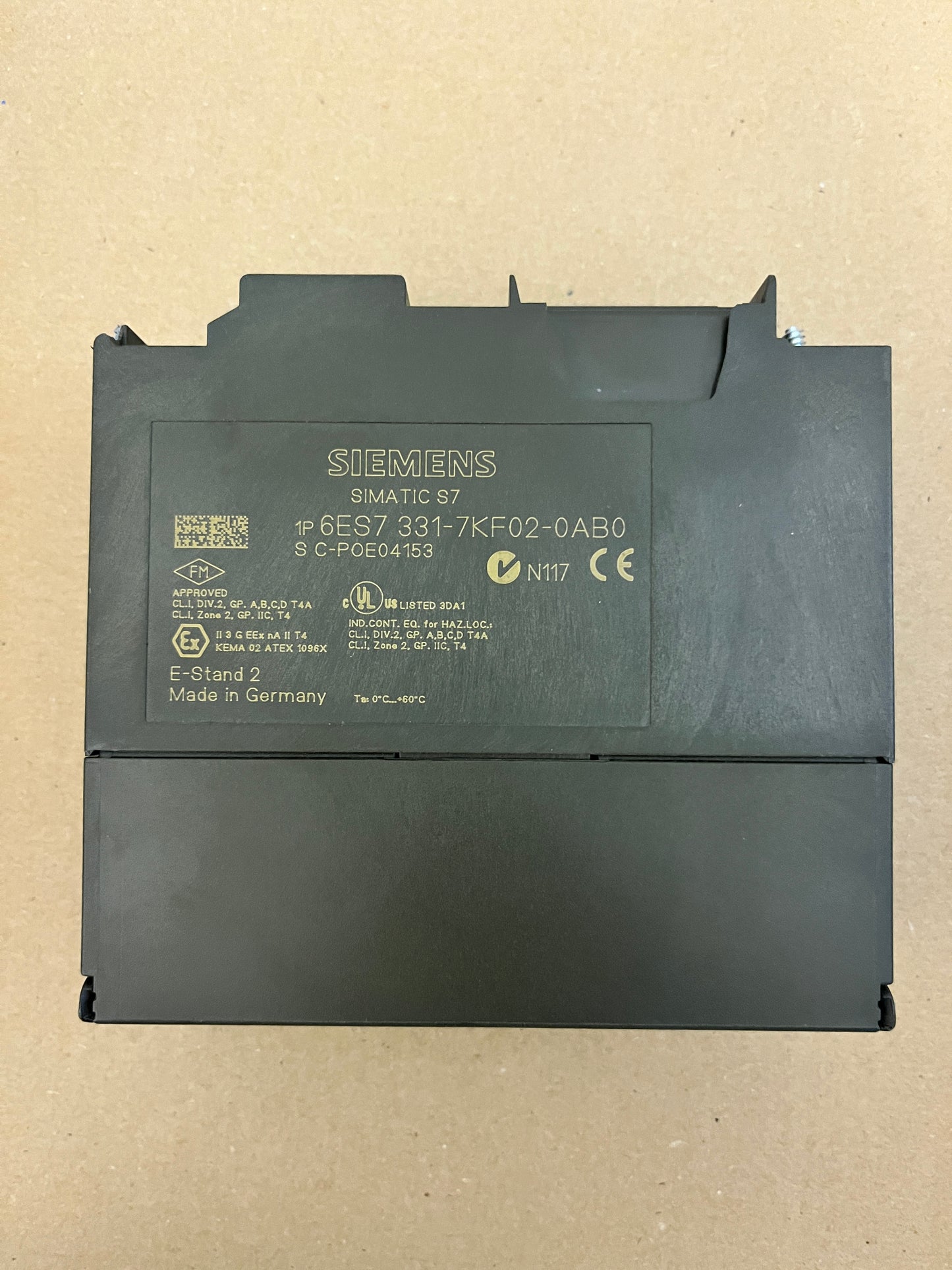 6ES7331-7KF02-0AB0, SIMATIC S7-300, AI 8×12bit, Analogkarte, Siemens