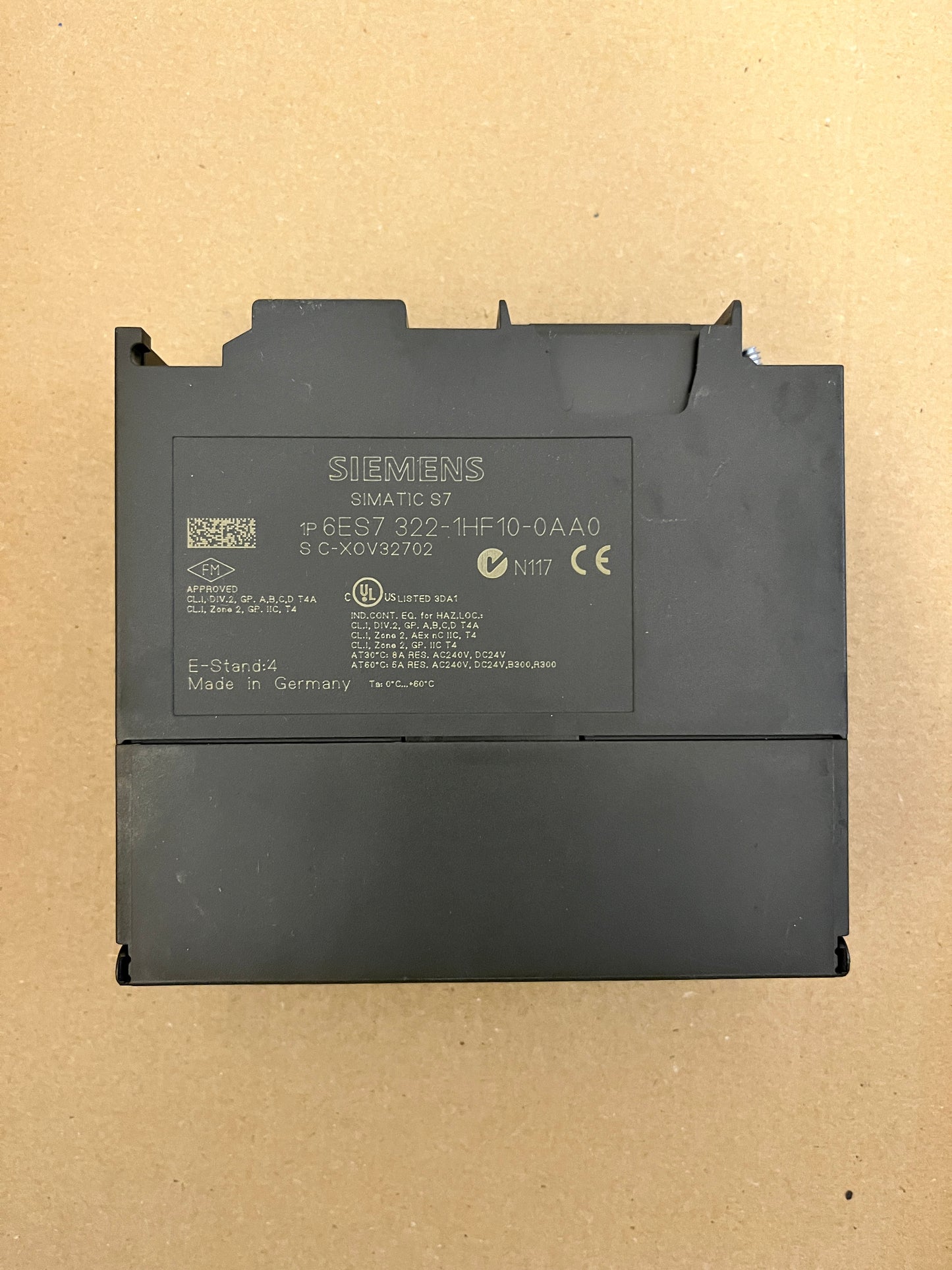 6ES7322-1HF10-0AA0, DO 8×REL, SIMATIC S7-300, Siemens, Digitális kimeneti kártya