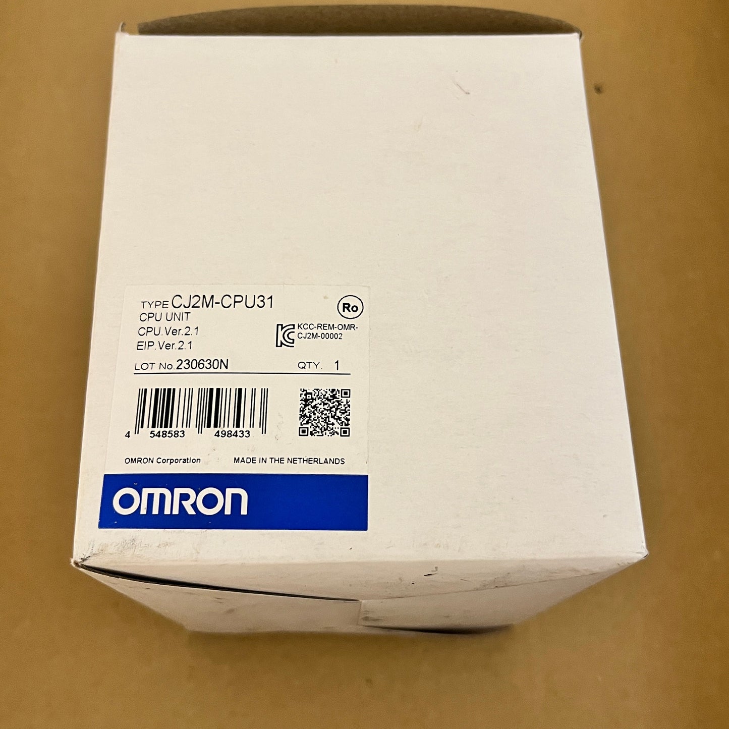 CJ2M-CPU31, SYSMAC CJ2M, CPU module, Omron