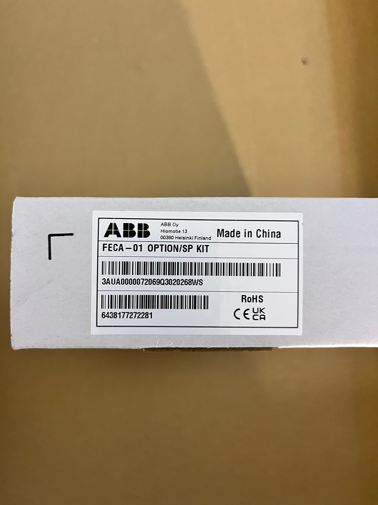 3AUA0000072069, FECA-01, ABB, EtherCAT kommunikációs modul