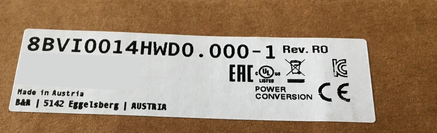 8BVI0014HWD0.000-1, Acopos Multimodul, Zweiachs-Wechselrichter, B&R, 2x1,4kW