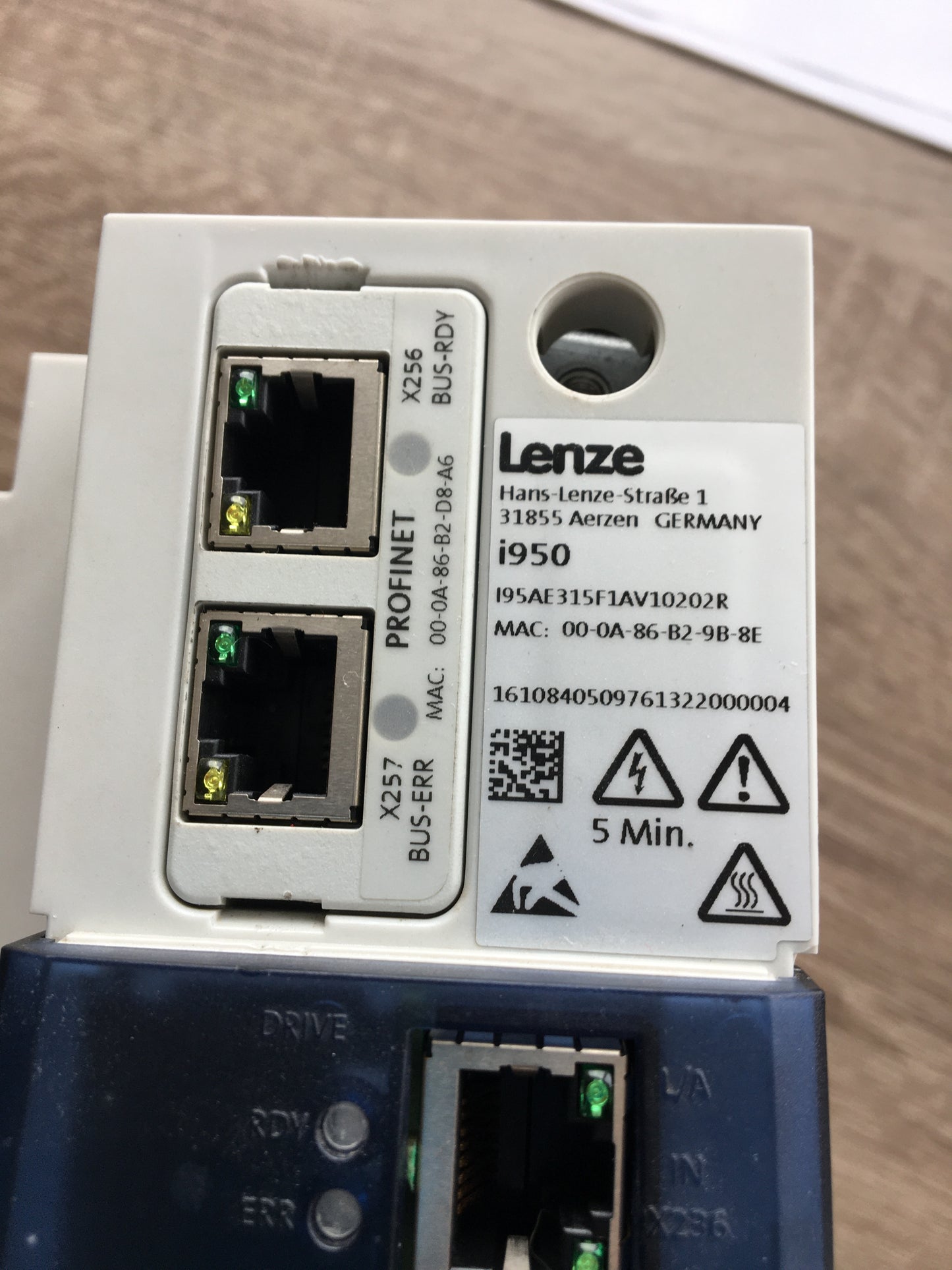 I95AE315F1AV10202R, i950, Lenze szervo inverter, 15kW