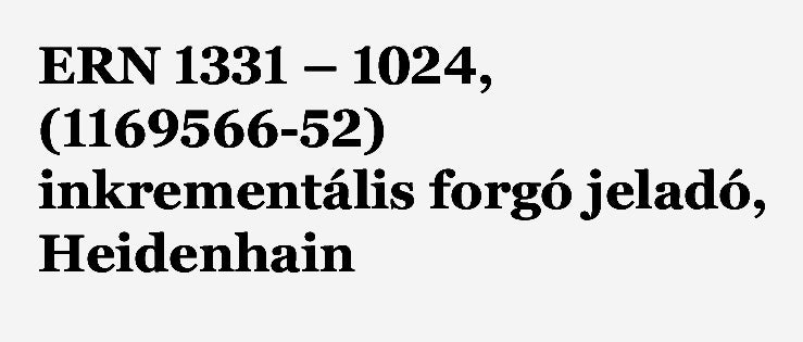 ERN1331 – 1024, (1169566-52) inkrementális forgó jeladó, Heidenhain