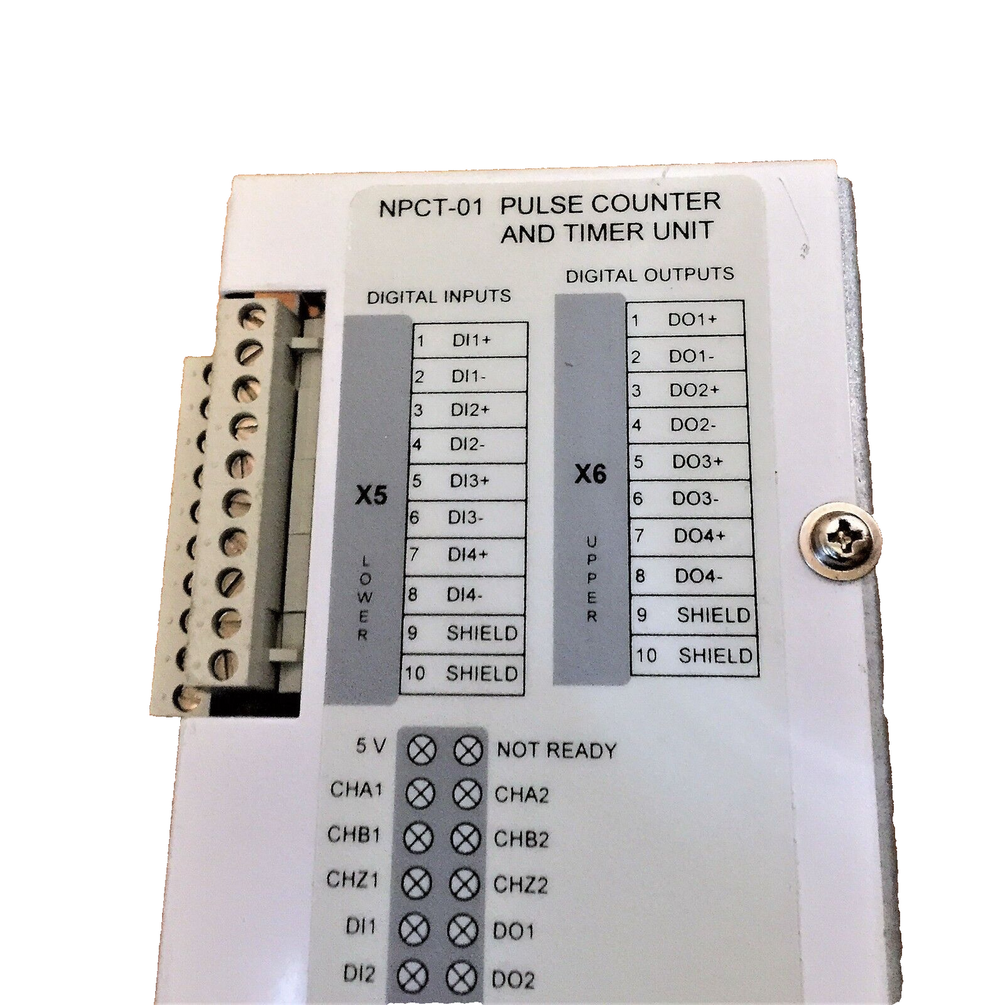 NPCT-01, impulzusszámláló / időzítő egység, ABB