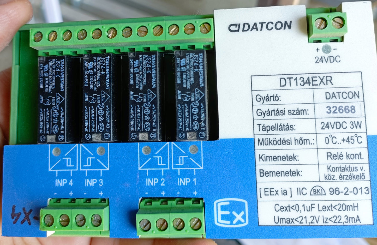 DT134 EXR, eigensicherer Isolator, Datcon