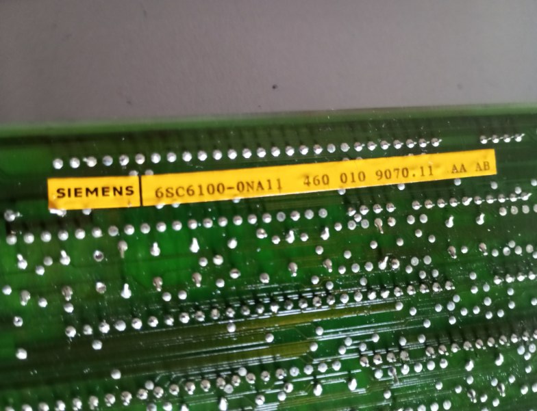 6SC6100-0NA11, analoge Steuerplatine SIMODRIVE 610 AC-FDD APCB, für 2 Achsen