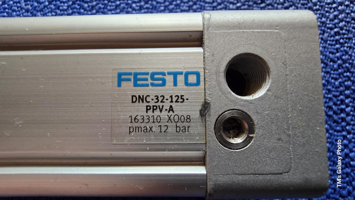 DNC-32-125-PPV-A, 163310, pneumatic cylinder, Festo