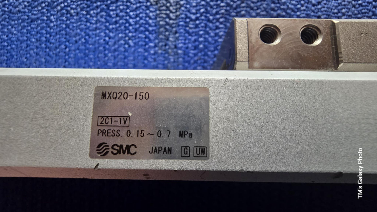 MXQ20-150, precision slider, pneumatic sliding table, SMC