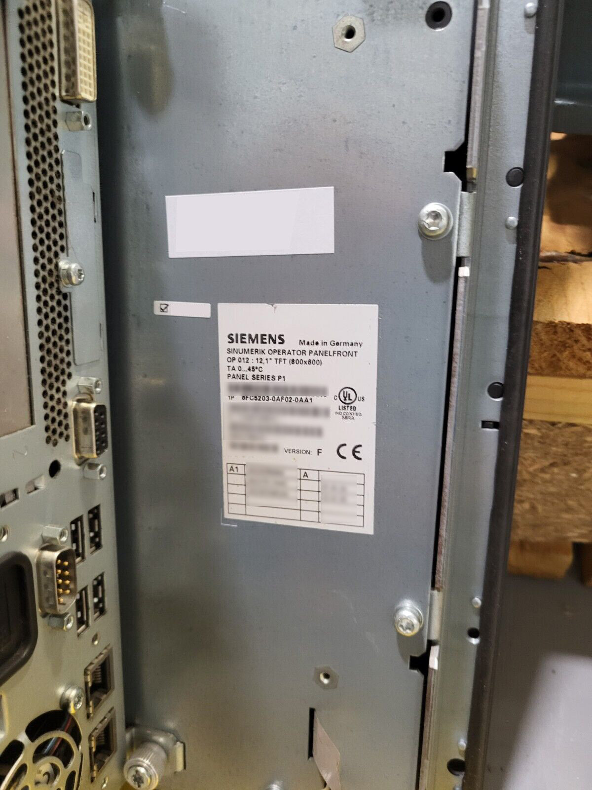 6FC5203-0AF02-0AA1, OP012, Sinumerik operátor-frontpanel, Siemens