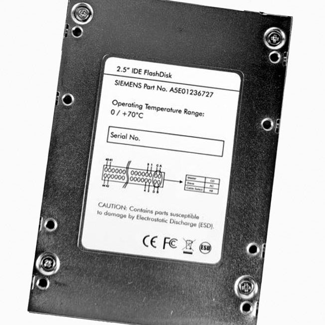 A5E01236727, 2,5" IDE Flash-Disk, zusammen mit seinem Hauptmodul, 'Siemens Sinumerik 6FC5110-0DB02-0AA2 Version: U-Modul'