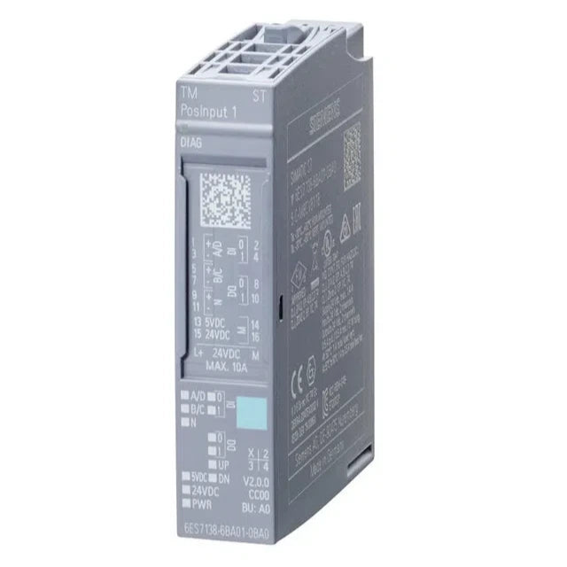 6ES7138-6BA01-0BA0, SIMATIC ET 200SP, számláló és pozíciódekóder modul, Siemens