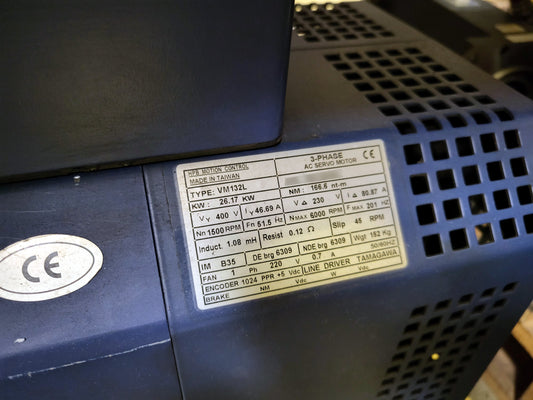 VM132L, 26.17kW, AC-szervo, főorsó motor, HPB Motion Control