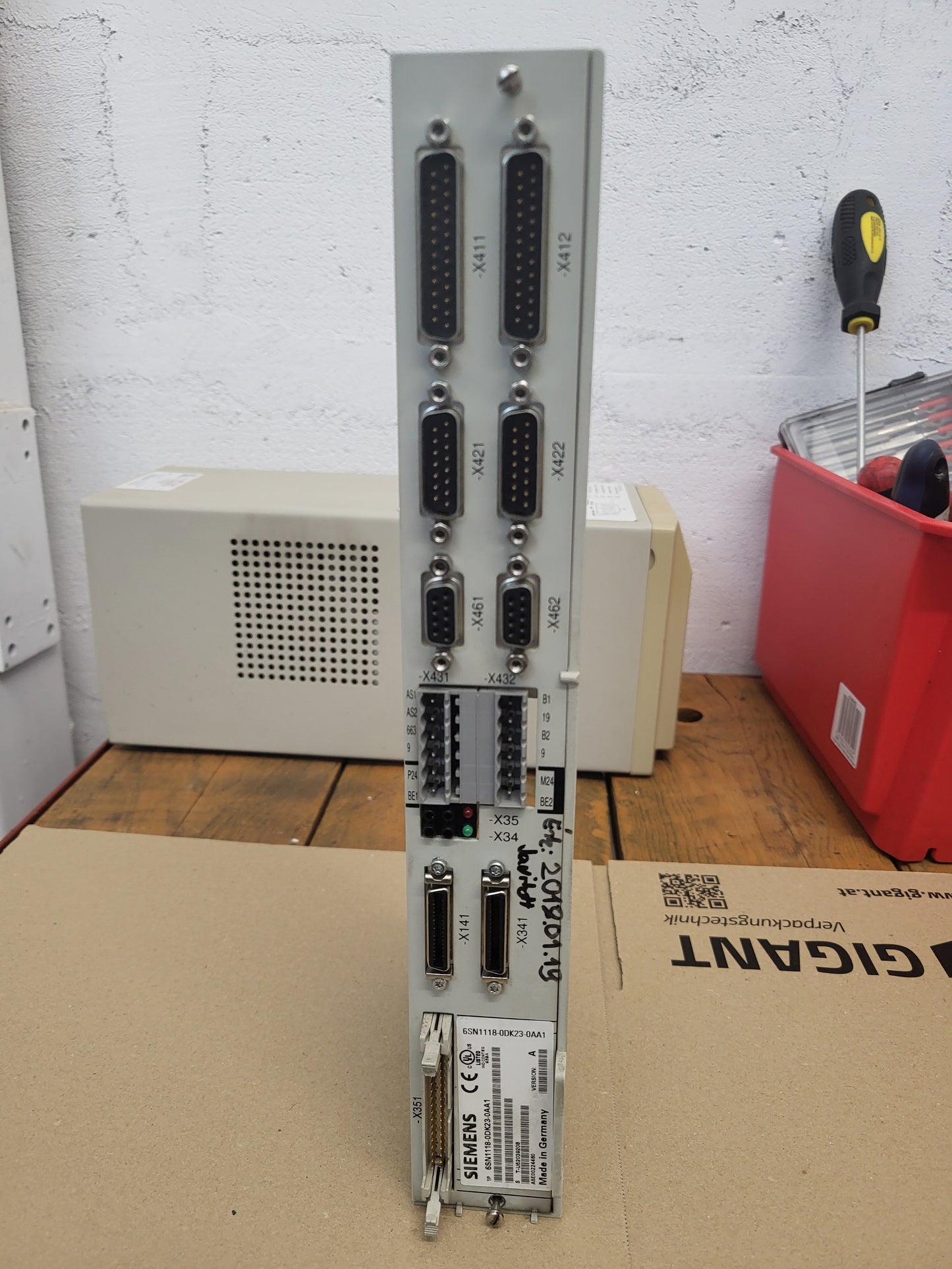 6SN1118-0DK23-0AA1, digitaler STEUERKREISBLOCK, 2-Achsen, SIMODRIVE 611