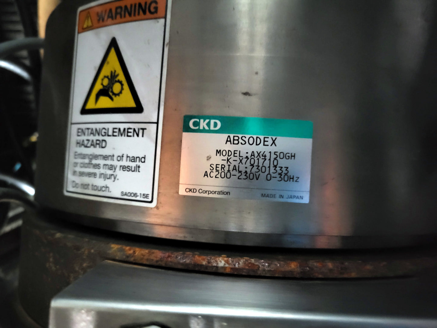 AX4150GH-K-X701710, CKD Absodex, direct drive actuator
