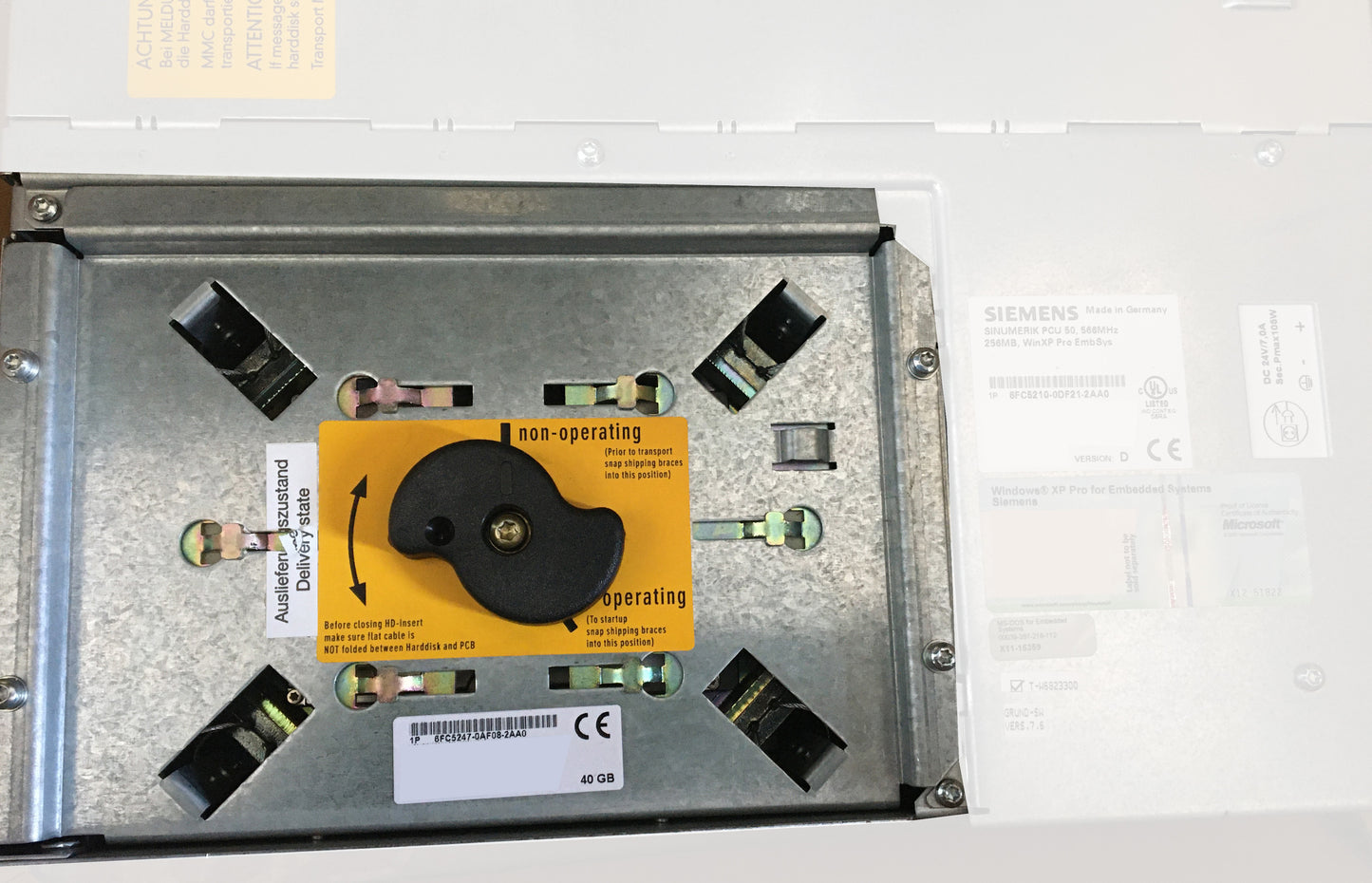 6FC5247-0AF08-2AA0, SINUMERIK Festplatte 40GB