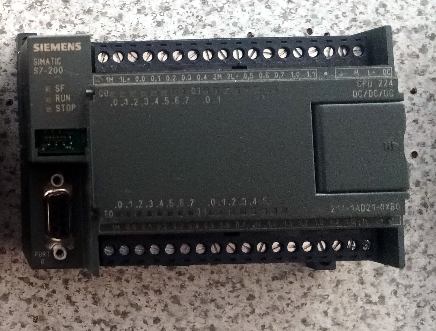 6ES7214-1AD21-0XB0, SIMATIC S7-200, CPU 224, kompakt egység (CPU+táp)