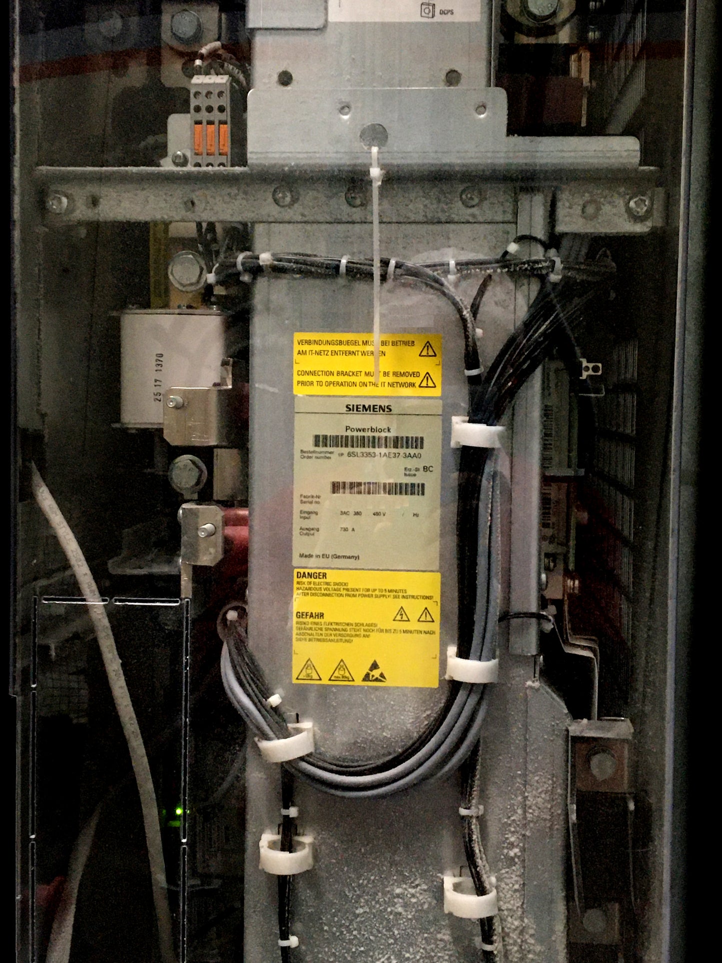 6SL3353-1AE37-3AA0, Sinamics csere/helyettesítő teljesítmény-modul blokk, 730A