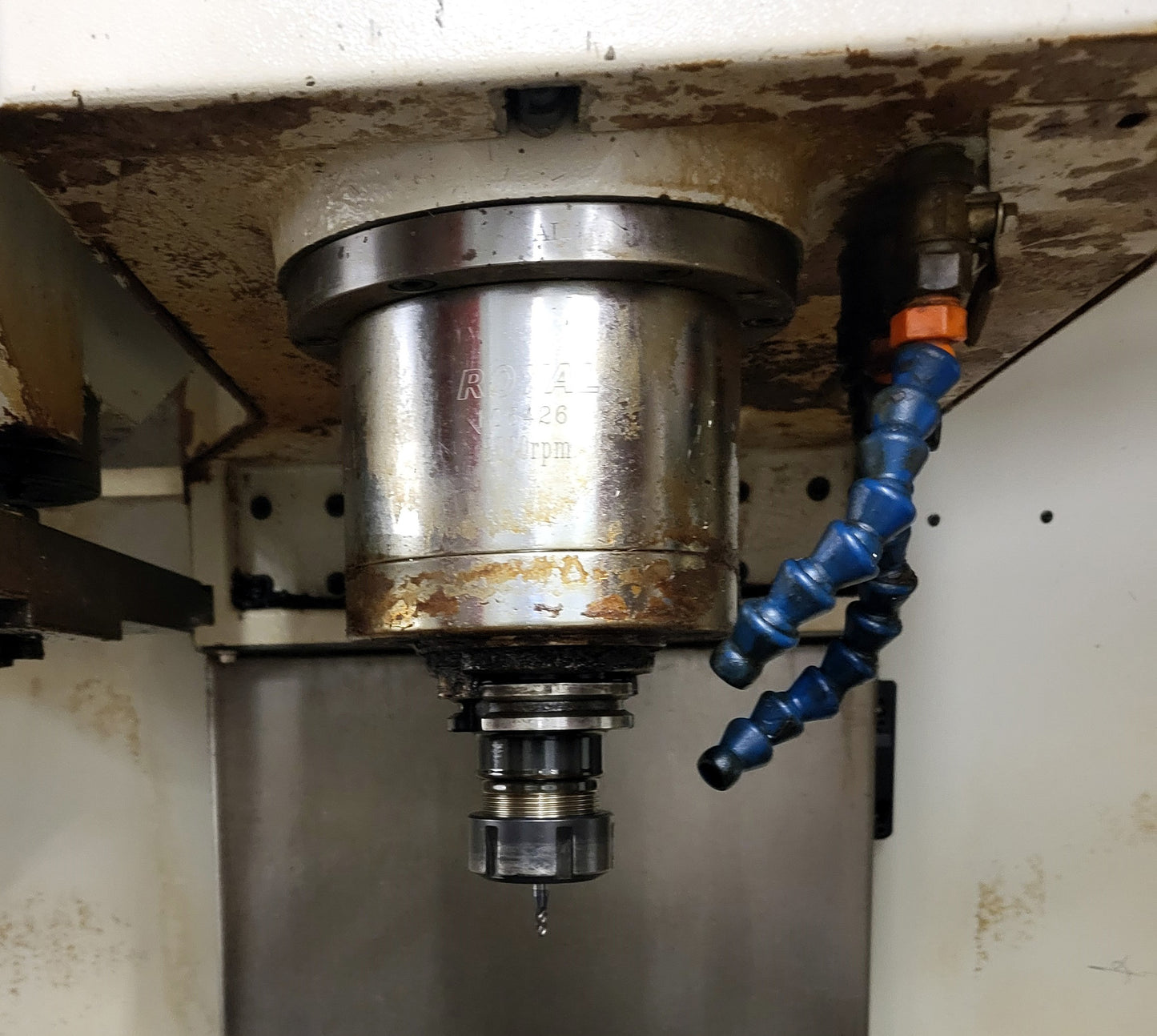 RB4-V10A, 106426 szíjhajtású főorsópatron, ROYAL Precision Tools/Luoyi/羅翌