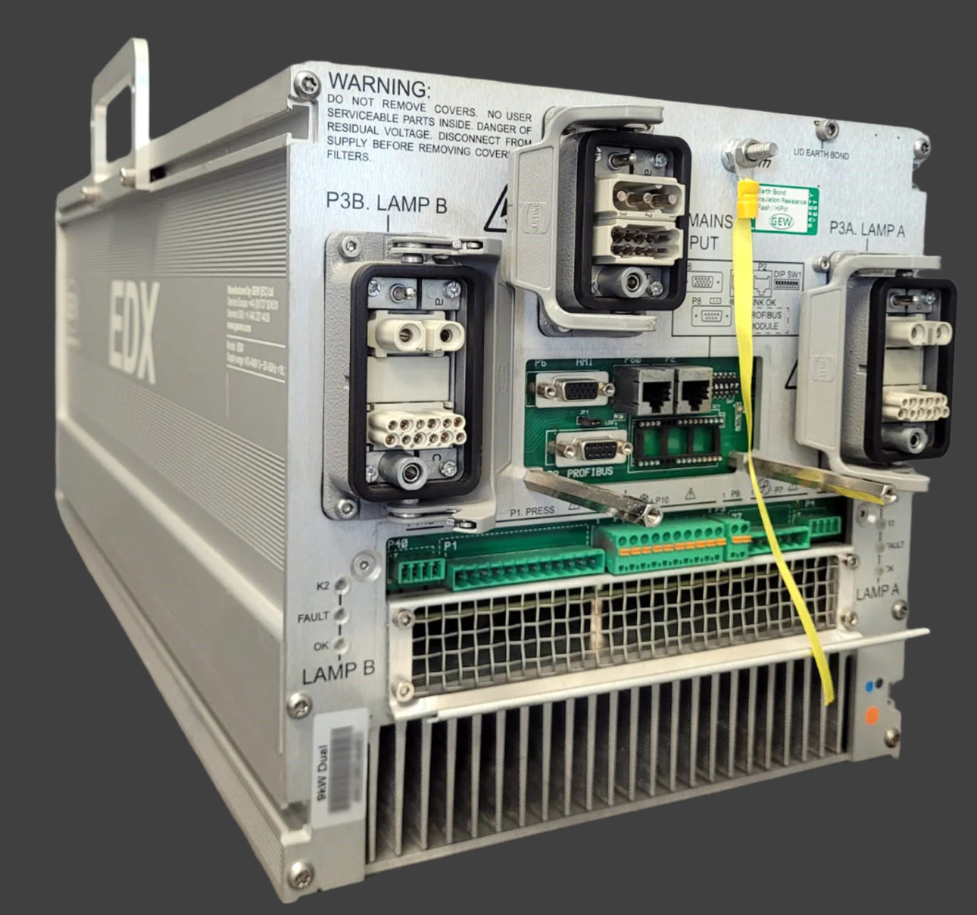 EDX, GEW, nagyfeszültségű UV-lámpa tápegység, <19.2kW