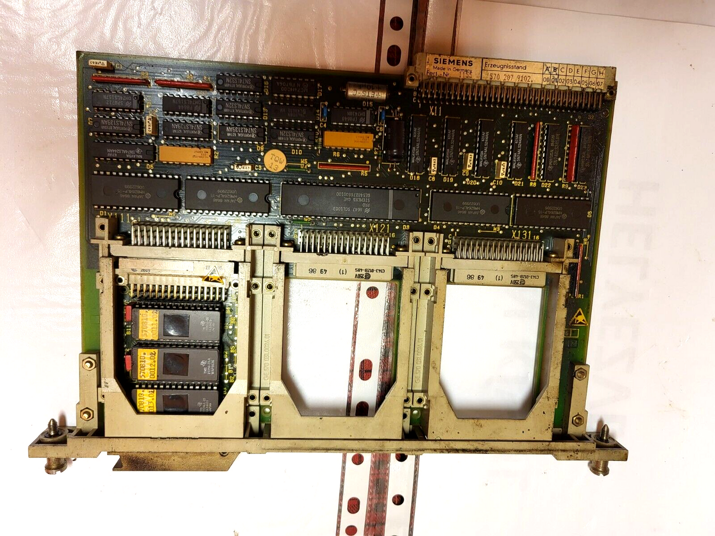 6FX1120-7BB01, basic memory module of SINUMERIK 810/820/850 control, with RAM