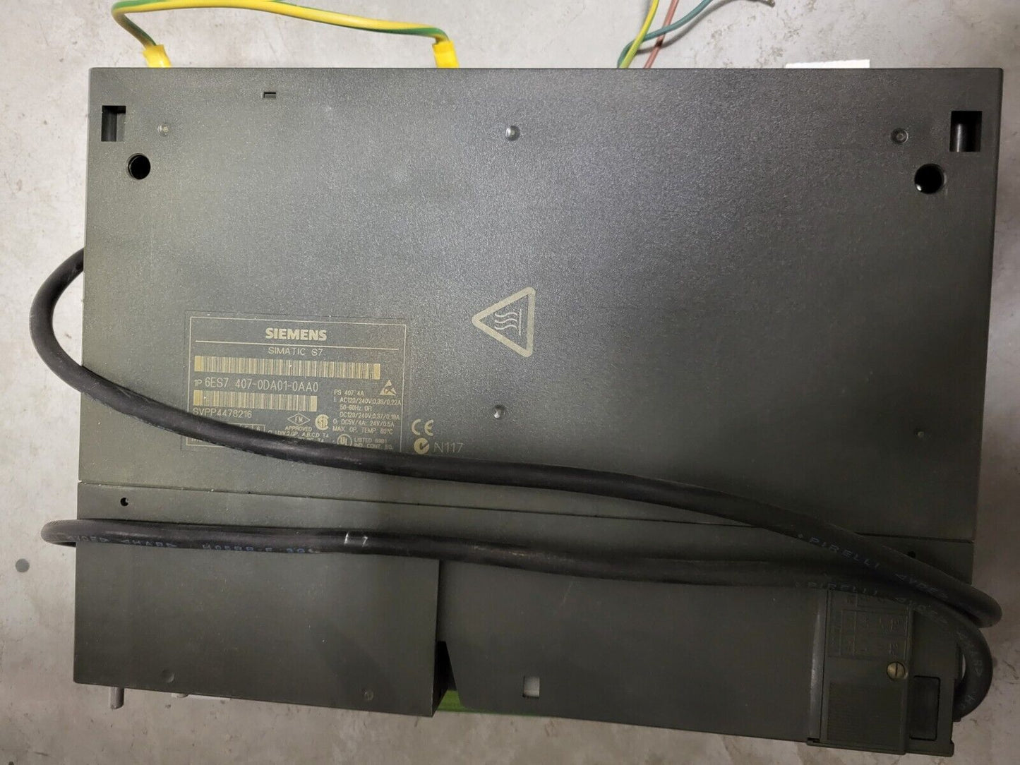 6ES7407-0DA01-0AA0, Siemens, SIMATIC S7-400, PS 407 tápegység