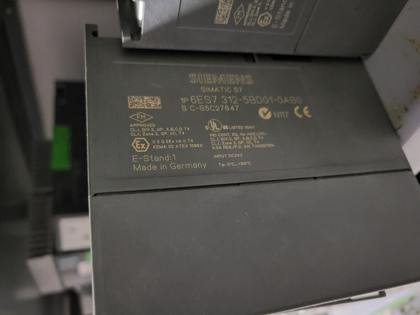 6ES7312-5BD01-0AB0, SIMATIC S7-300, CPU 312C COMPACT CPU-modul MPI-jal