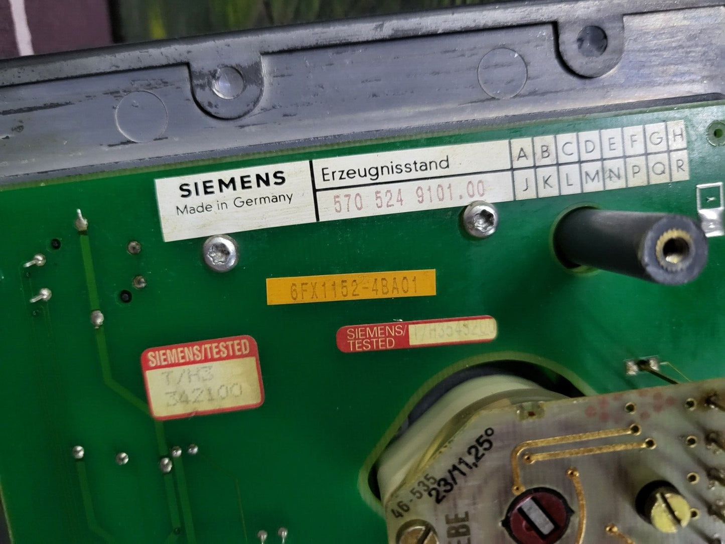 6FC5103-0AD03-0AA0, Siemens, SINUMERIK 840C/840CE vezérlőpanel billentyűzet, B-verzió