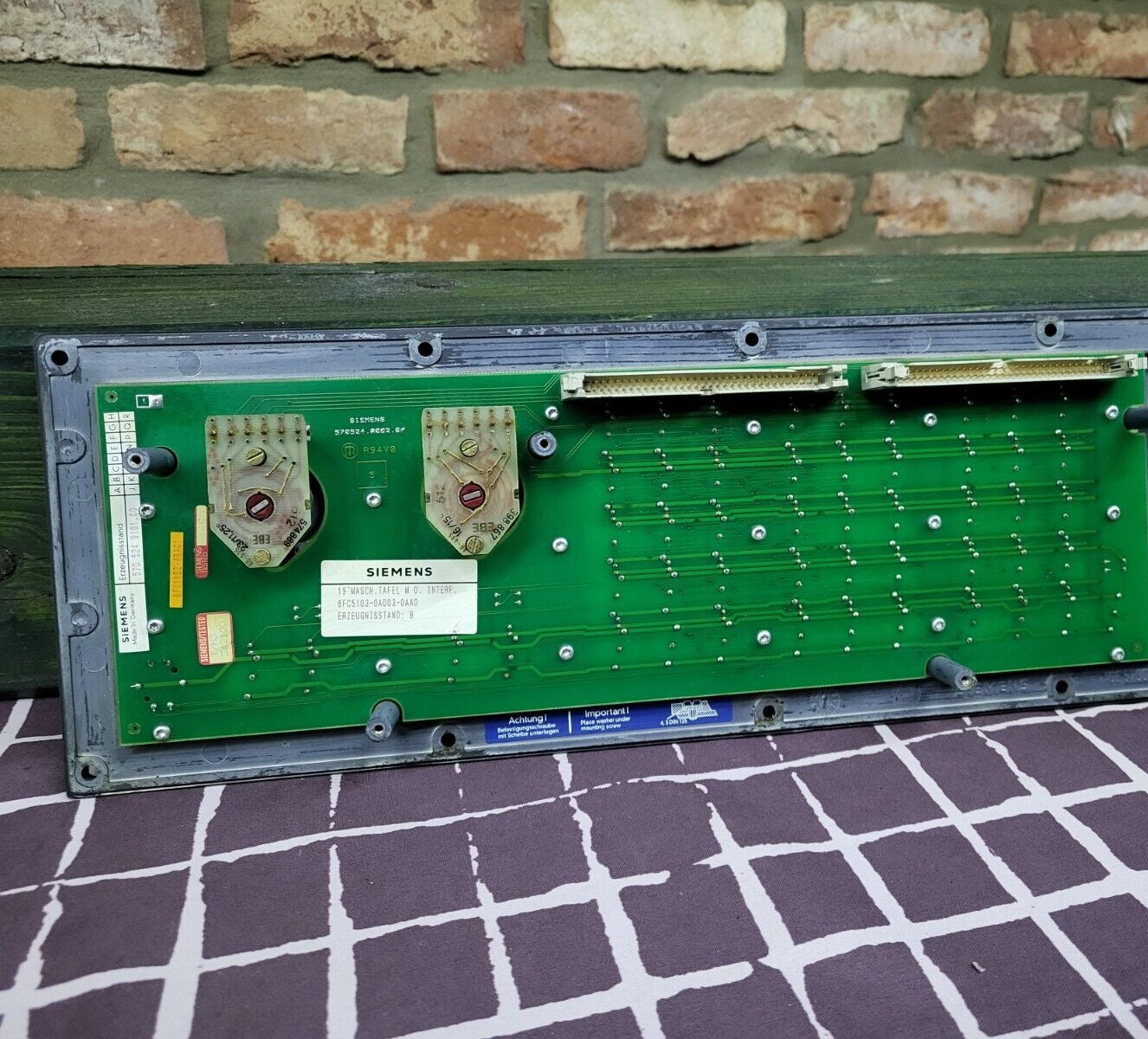 6FC5103-0AD03-0AA0, Siemens, SINUMERIK 840C/840CE Bedienfeldtastatur, Version B