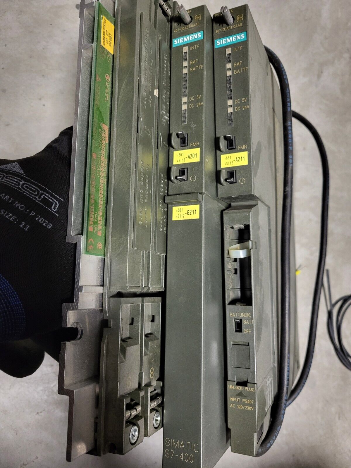 6ES7407-0DA01-0AA0, Siemens, SIMATIC S7-400, PS 407 tápegység