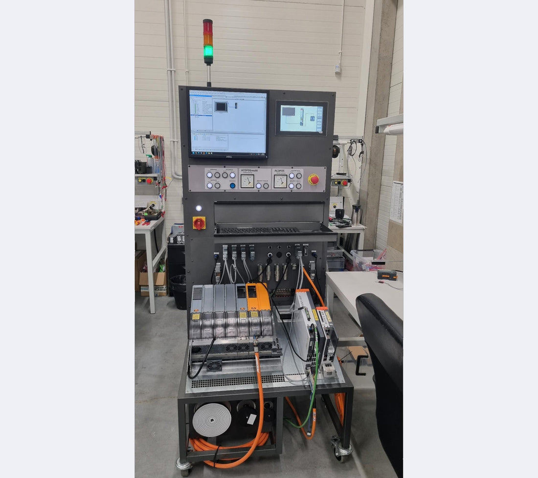 Tesztháttér a B&R, Acopos szervo hajtásaihoz