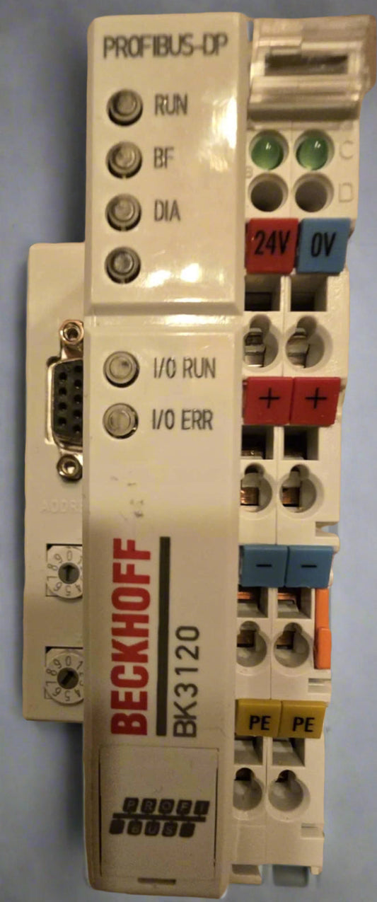BK3120, bus connector for PROFIBUS-DP, Beckhoff