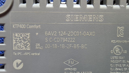 6AV2124-2DC01-0AX0, SIMATIC, KTP400 Comfort panel, hmi