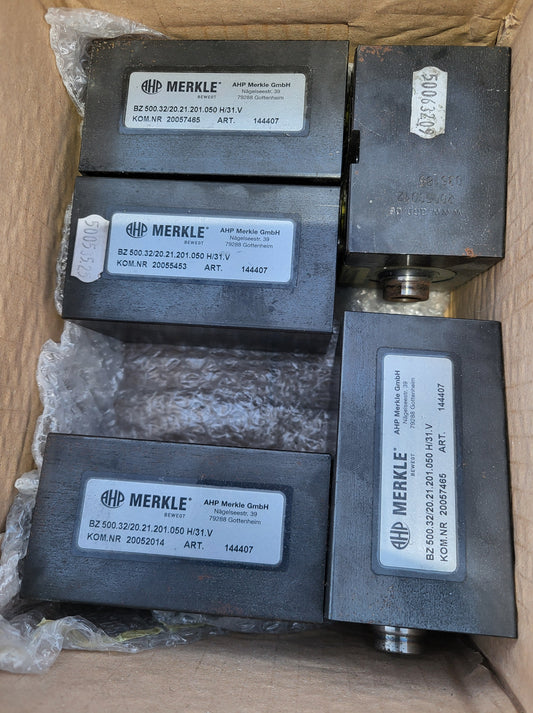 BZ 500.32/20.21.201.050 H/31.V ART144407, MERKLE hydraulic block cylinder