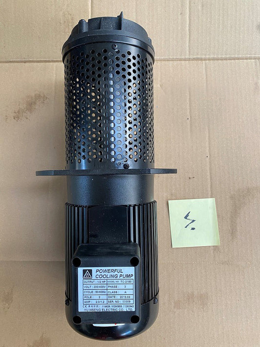 TC-2180 1/2HP Submersible Coolant Pump Manufacturer: Yu Hseng