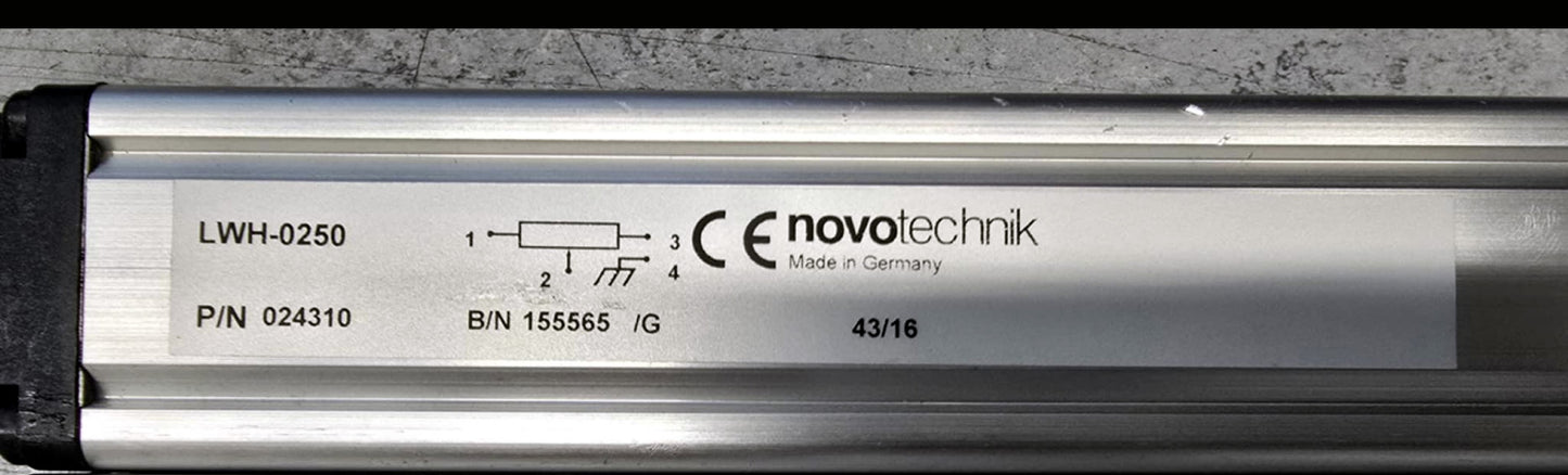 LWH0250, Novotechnik, lineáris jeladó/potméter, 250mm