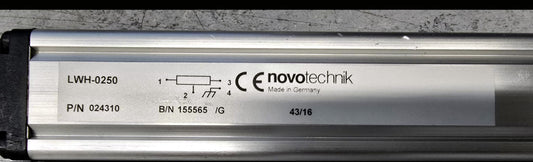 LWH0250, Novotechnik, linearer Encoder/Potentiometer, 250 mm