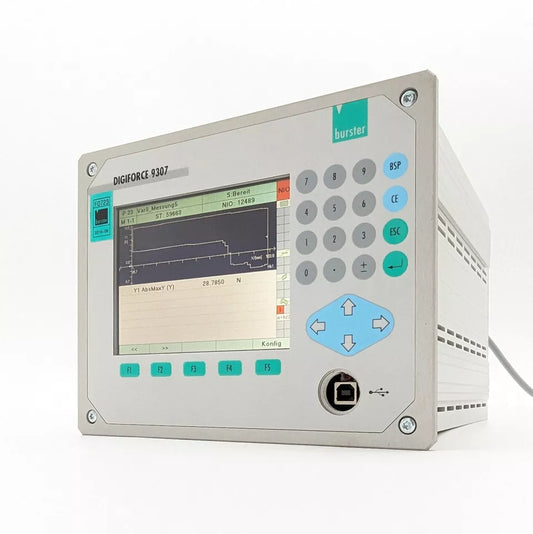 9307-V0202, Digiforce 9307, Burster Mehrkanal-Druckkraftmonitor und Funktionstester