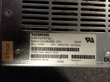 6SL3000-0BE25-5AA0, 103A, 55kW, Filtermodul für SINAMICS/SIMODRIVE 611 Systeme