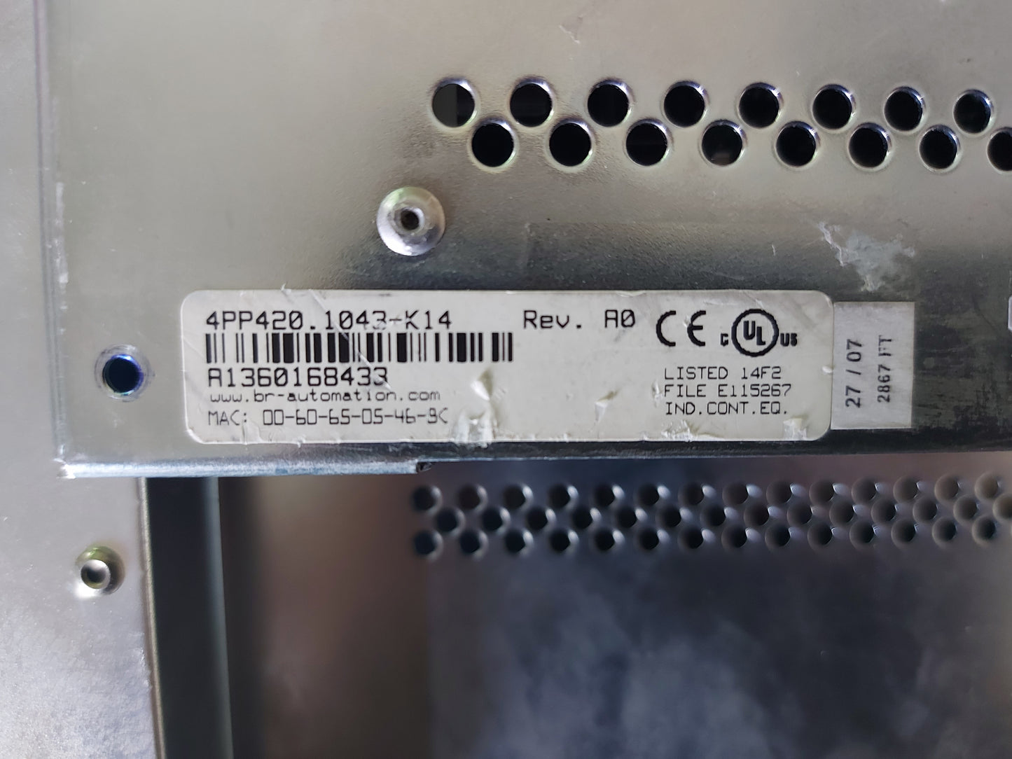 4PP420.1043-K14 (A1360168433), B&R, Power Panel 400, kompakt plc+hmi egység
