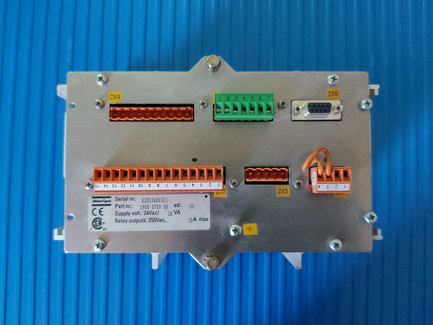 1900070008, Elektronikon, Atlas Copco kompresszor-kijelző