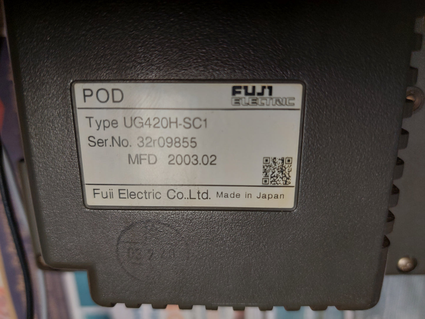 Fuji Electric plc-hmi konfig: UG420H-SC1  hmi + NB1U56X-01 plc