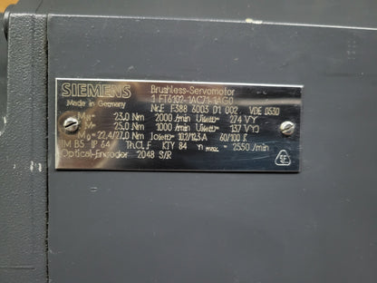 1FT6102-1AC71-1AG0, AC feed drive motor, 23Nm, 4.8kW, kefenélküli szervo motor