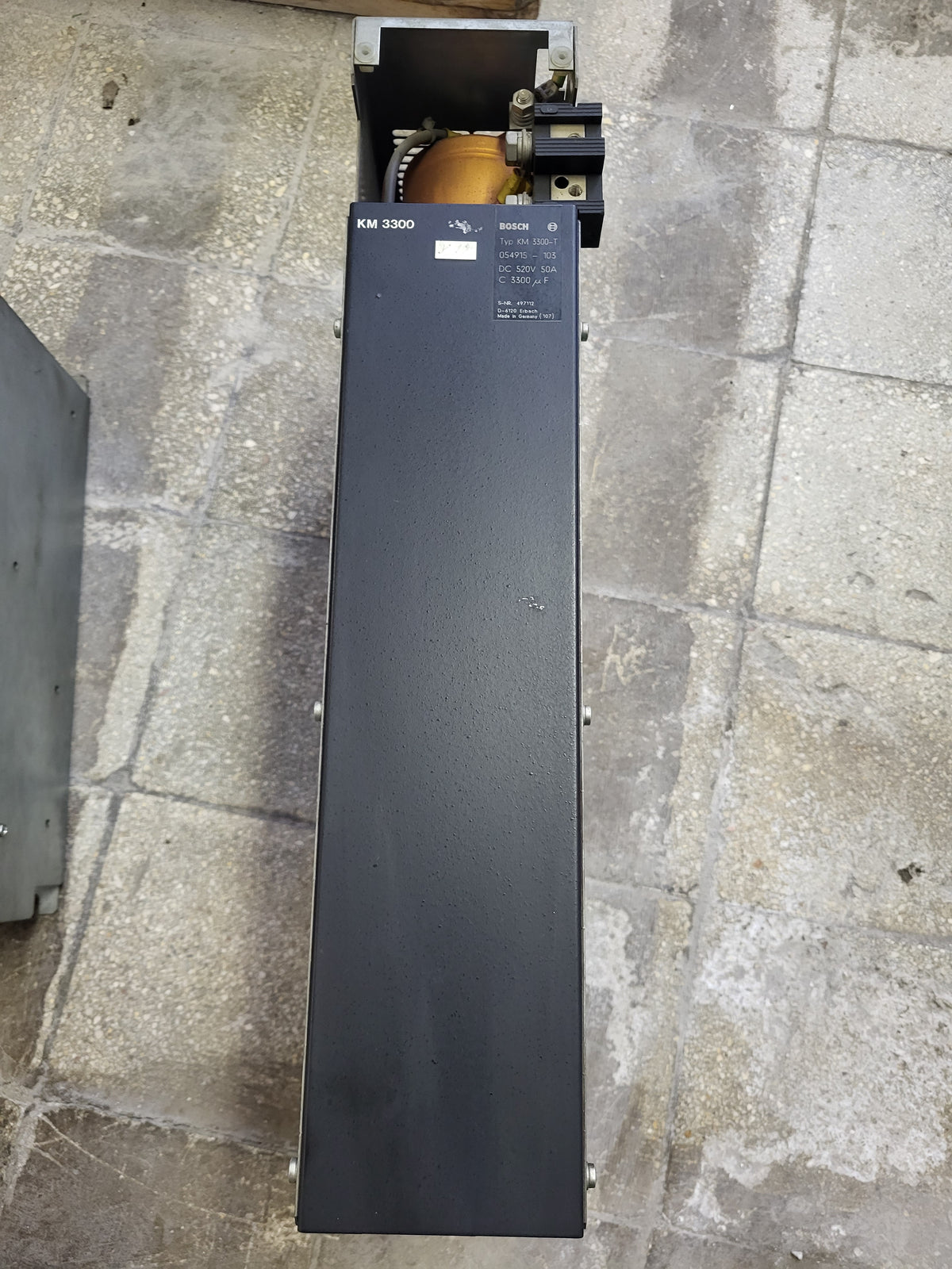 KM3300-T kondenzátormodul, DC520V, 50A, Bosch, (054915-103)
