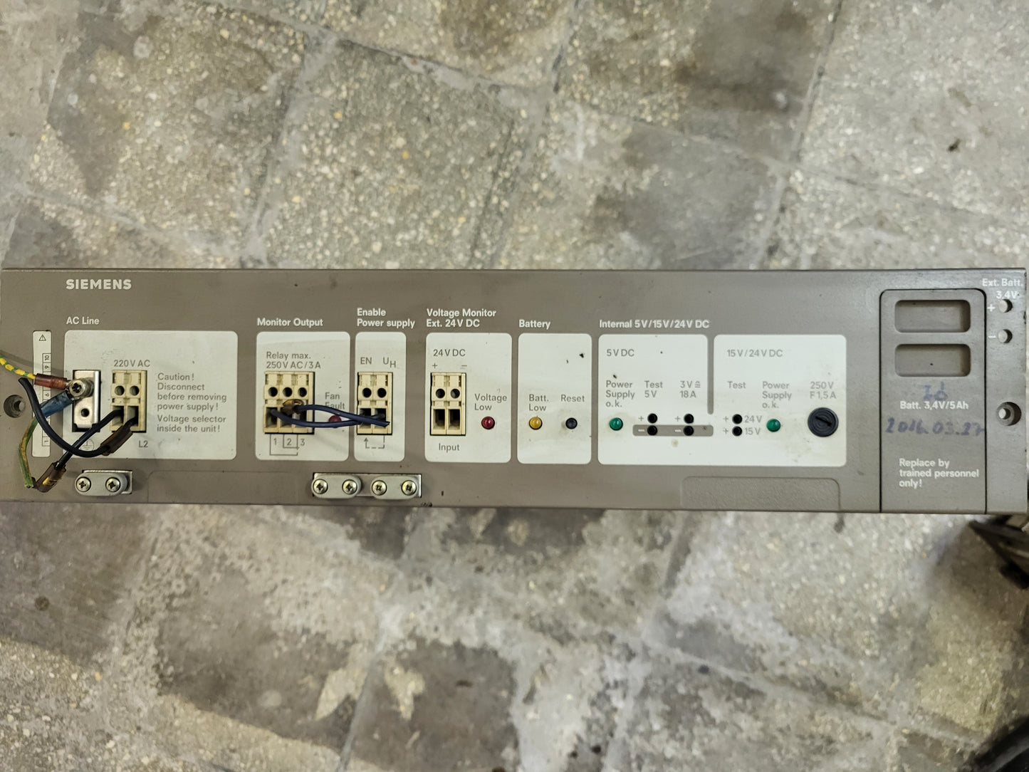 6ES5955-3LF12, Siemens, Simatic S5, SIMATIC S5 955 Systemstromversorgung