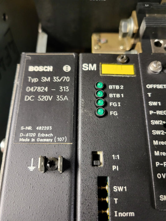 SM 35/70, Bosch, (047824-313), 35Amp, szervo hajtás