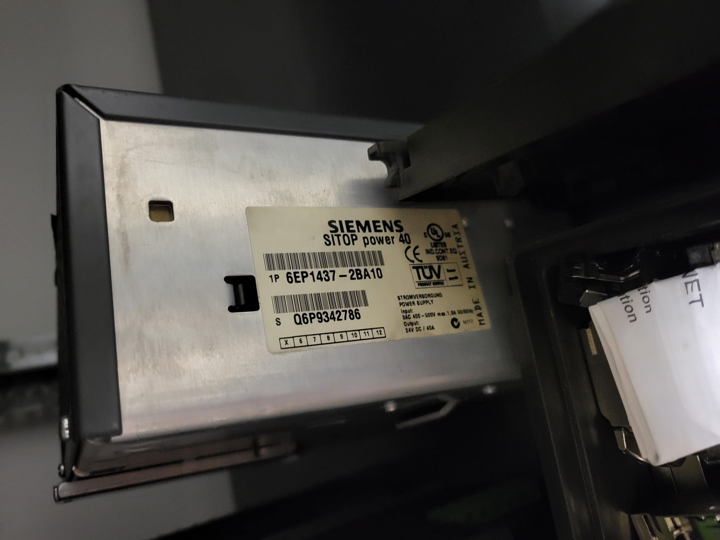 6EP1437-2BA10, Sitop power 40, power supply