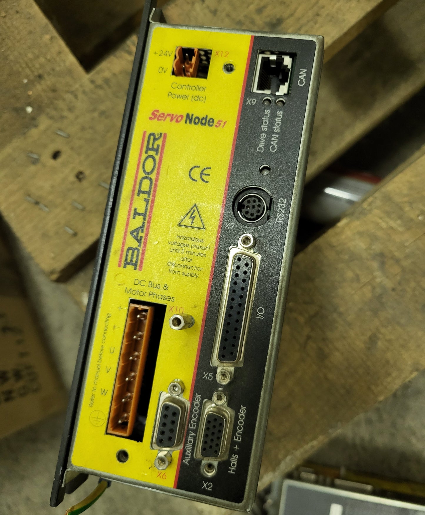 SND009-502, Baldor, Servonode 51, egytengelyes integrált szervo hajtás